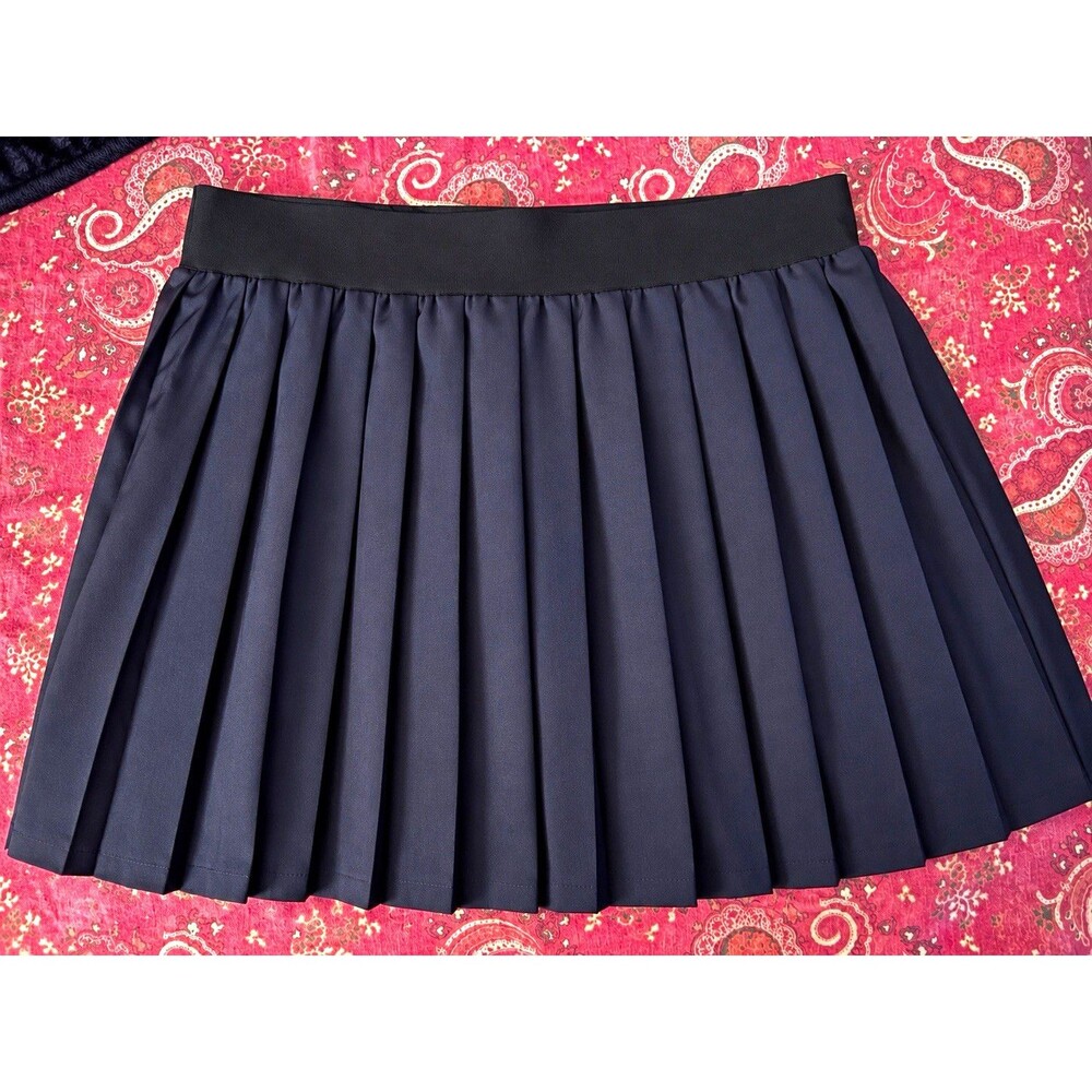 Rue21 XL Black Pleated Skort High Waist 30x15